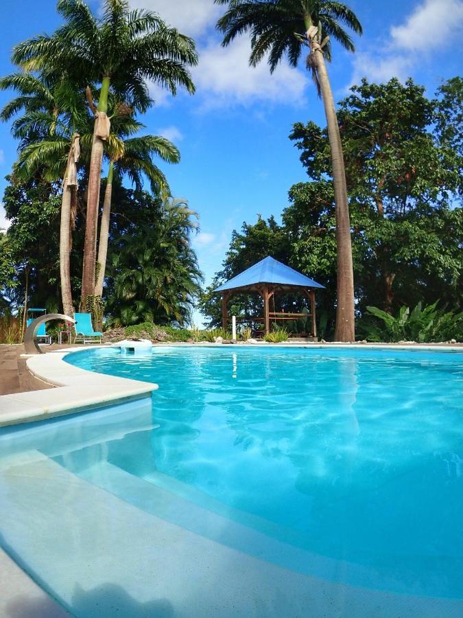 Gite Kaz A Topaze, Piscine, Jardin Tropical Sainte-Rose Exteriér fotografie